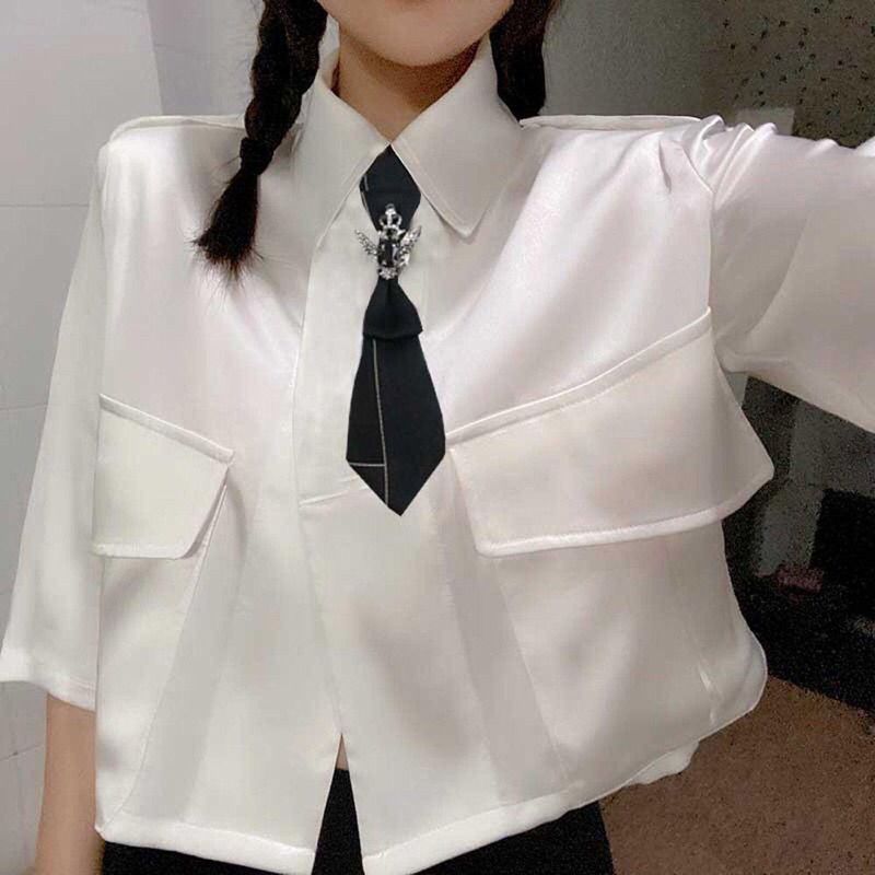 Cà vạt trang trí áo Unisex trang trí phong cách Gothic