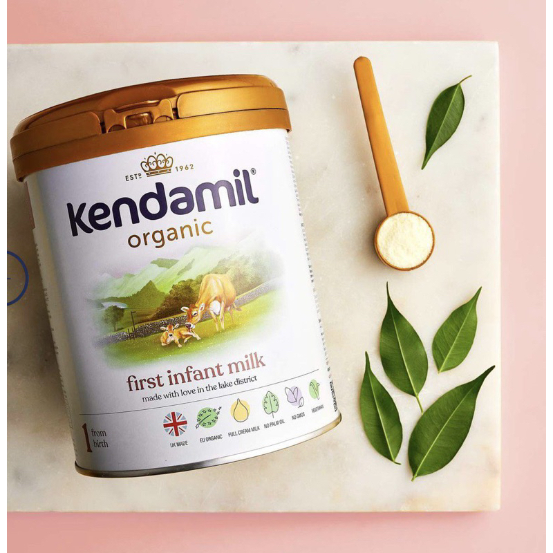 Sữa nguyên kem/organic Kendamil 800gr Anh Quốc