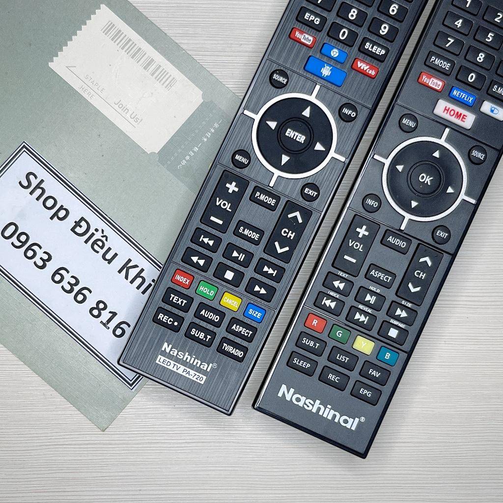 Remote tivi Nashinal - Điều khiển tivi Nashinal hàng mới chính hãng