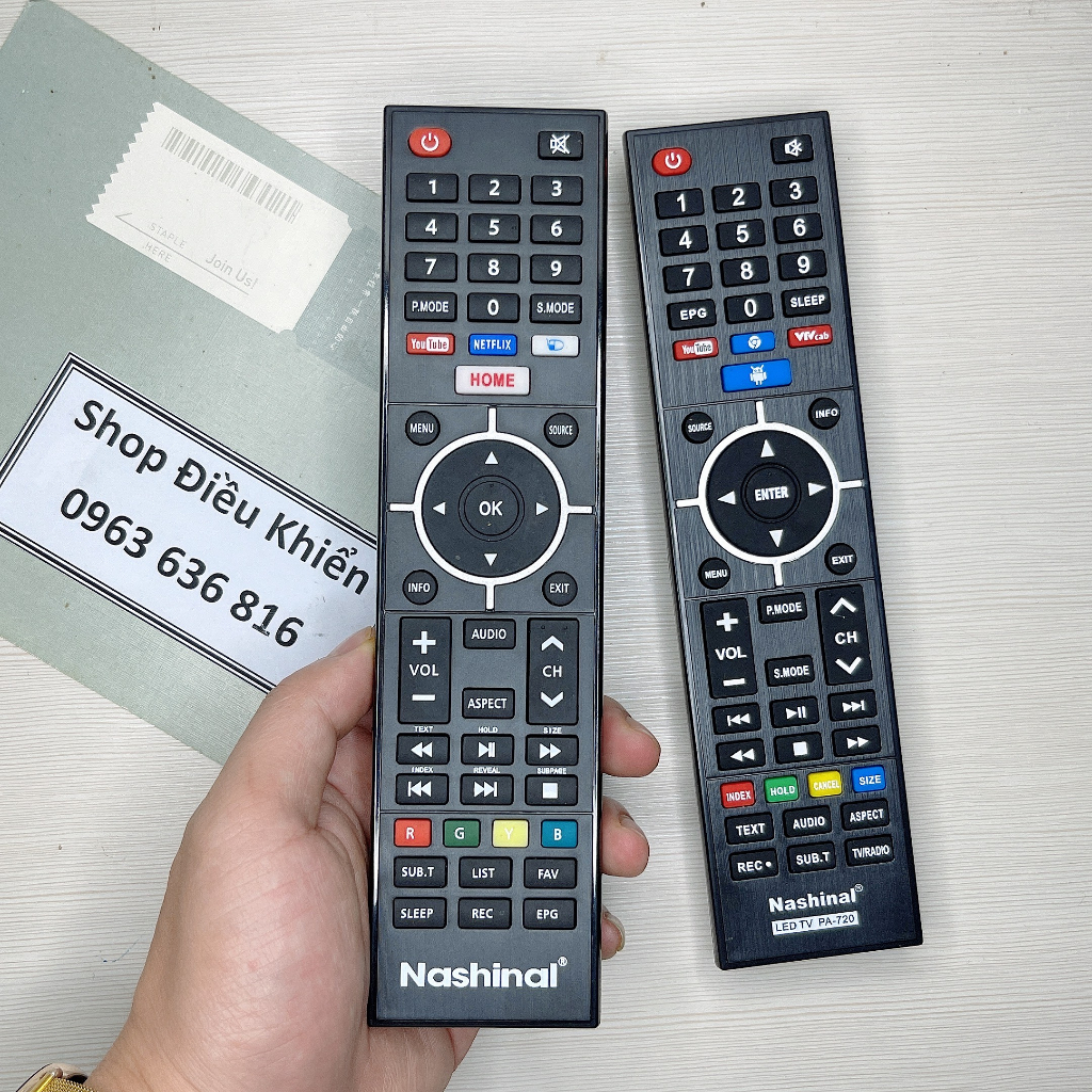 Remote tivi Nashinal - Điều khiển tivi Nashinal hàng mới chính hãng
