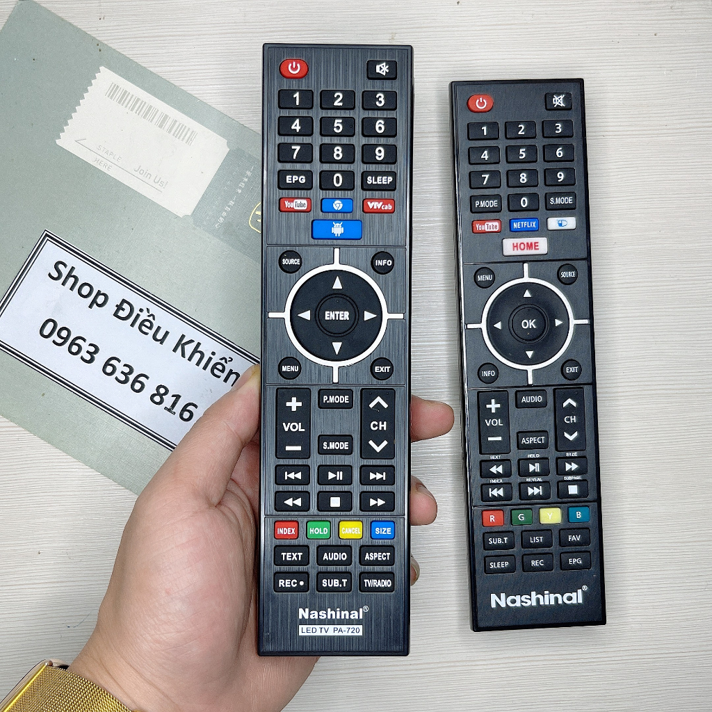 Remote tivi Nashinal - Điều khiển tivi Nashinal hàng mới chính hãng