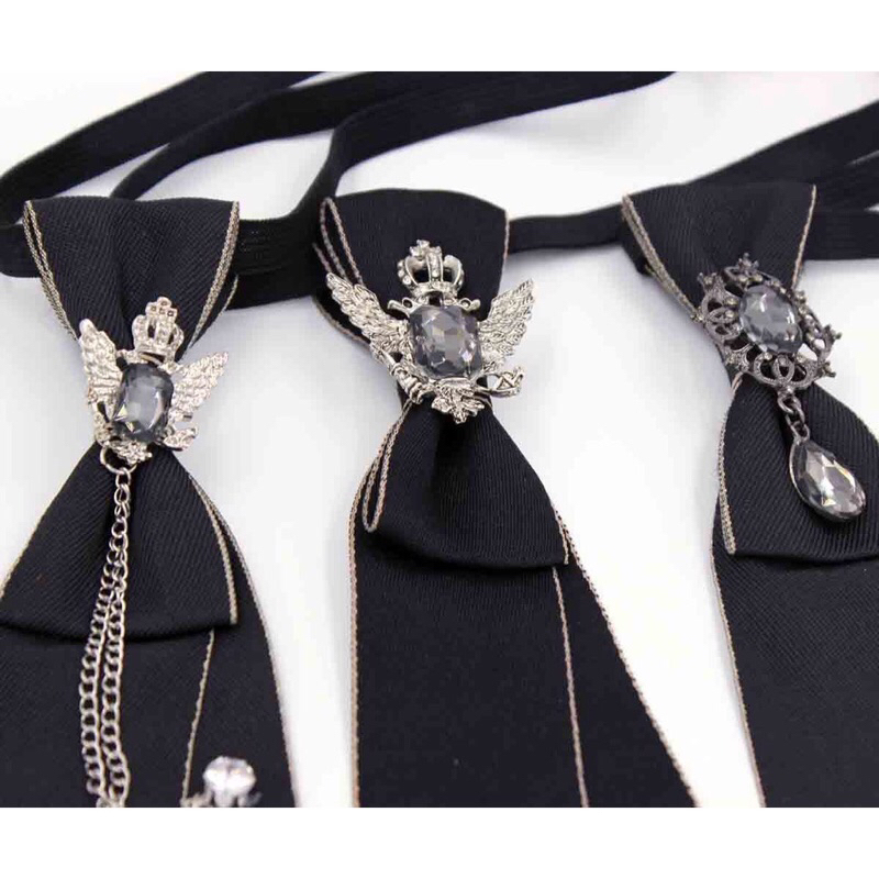 Cà vạt trang trí áo Unisex trang trí phong cách Gothic