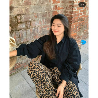[ Bigsize 55-100kg ] Áo sơ mi thô nữ dài tay basic  [ HÀNG VỀ TRƯỚC TẾT ]