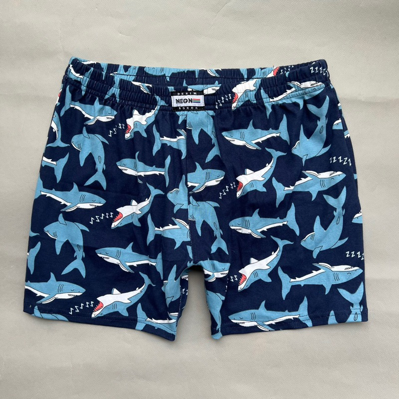 Quần đùi boxer thun cotton nam cá mập