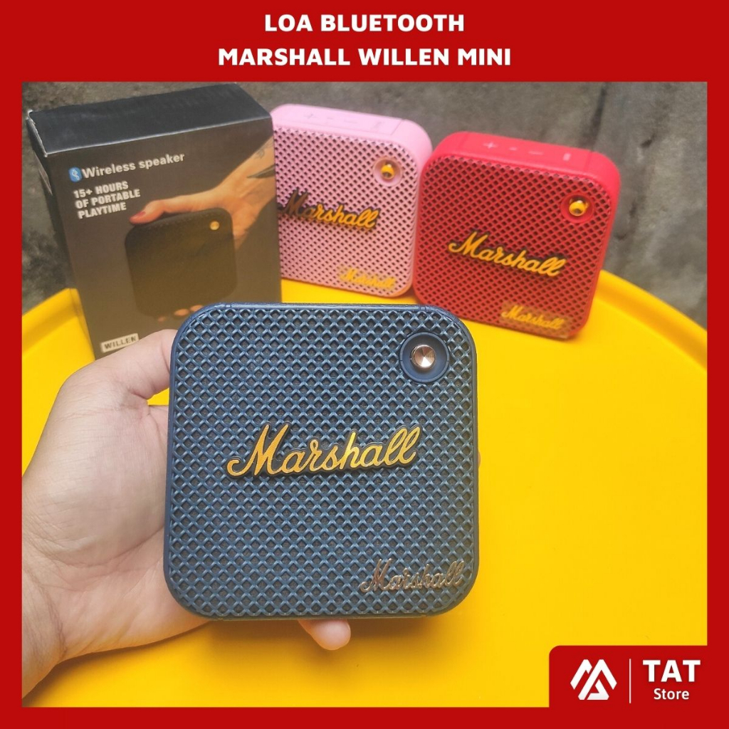 Loa Bluetooth Marshall Willen Phiên Bản Mới, Loa Không Dây Di Động Mini Bass Nhạc Cùng Âm Thanh Đỉnh Cao Siêu Hay