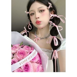 🎀 (1 cặp) TÓC NƠ RUY BĂNG TÓC GIẢ CỘT 🎀