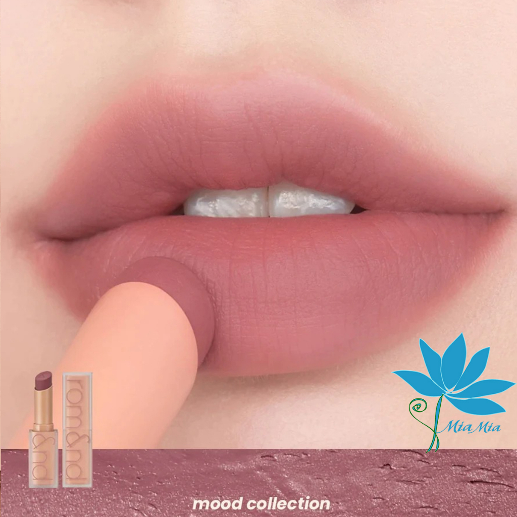 Son Thỏi Romand Zero Màu 22 Mauve Beans Son Romand Zero Matte Lipstick Lì Mịn [CHECK HIDDEN TAG]