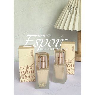   Full Box  Kem Nền Siêu Che Phủ Espoir Pro Tailor Foundation Be Glow New Class SPF27 PA++ 30g 