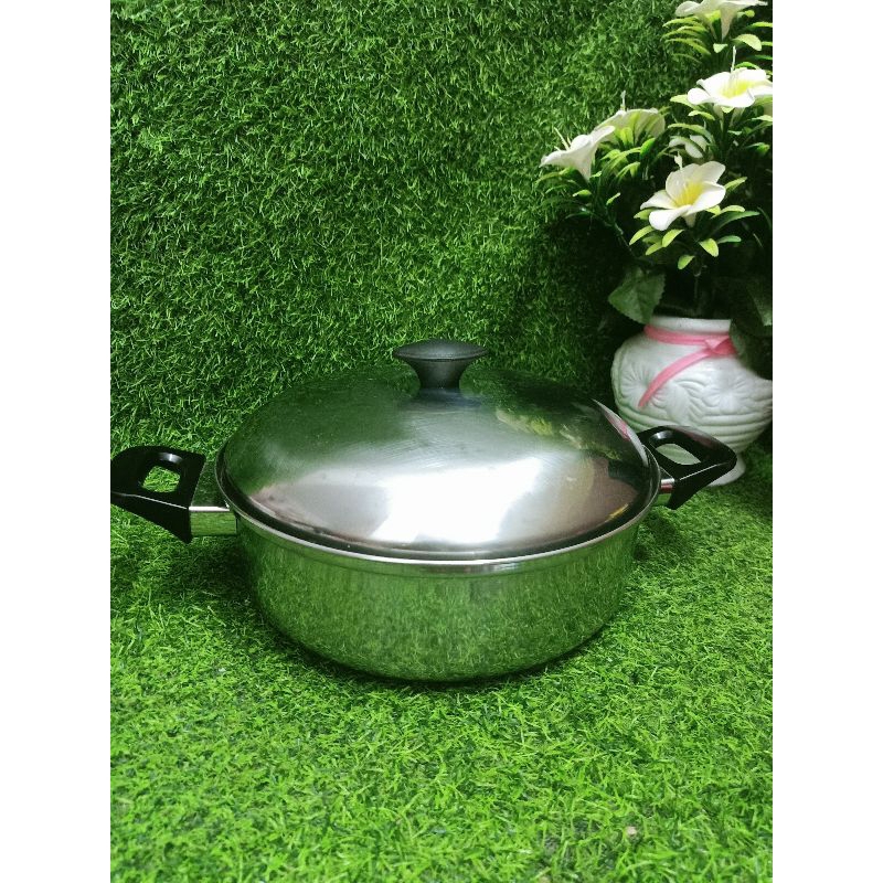nồi inox có bắt từ lỗi móp nhẹ như hình (hàng nhật bãi)