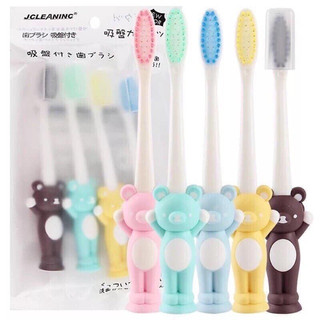 Set 4 bàn chải đánh răng trẻ em