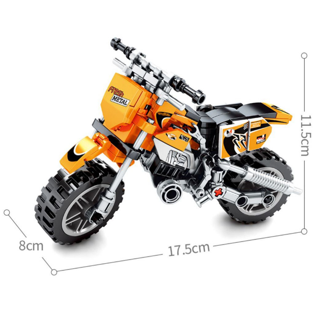 Nonlego Technic Mô Tô Mini Sembo 701106,701107,701117,701120,701122,701126,701127,701130,701131,701132,701133,701134