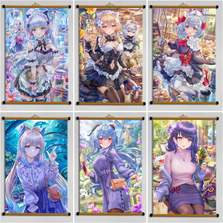 Poster Vải Treo Tường Decor - Genshin Impact