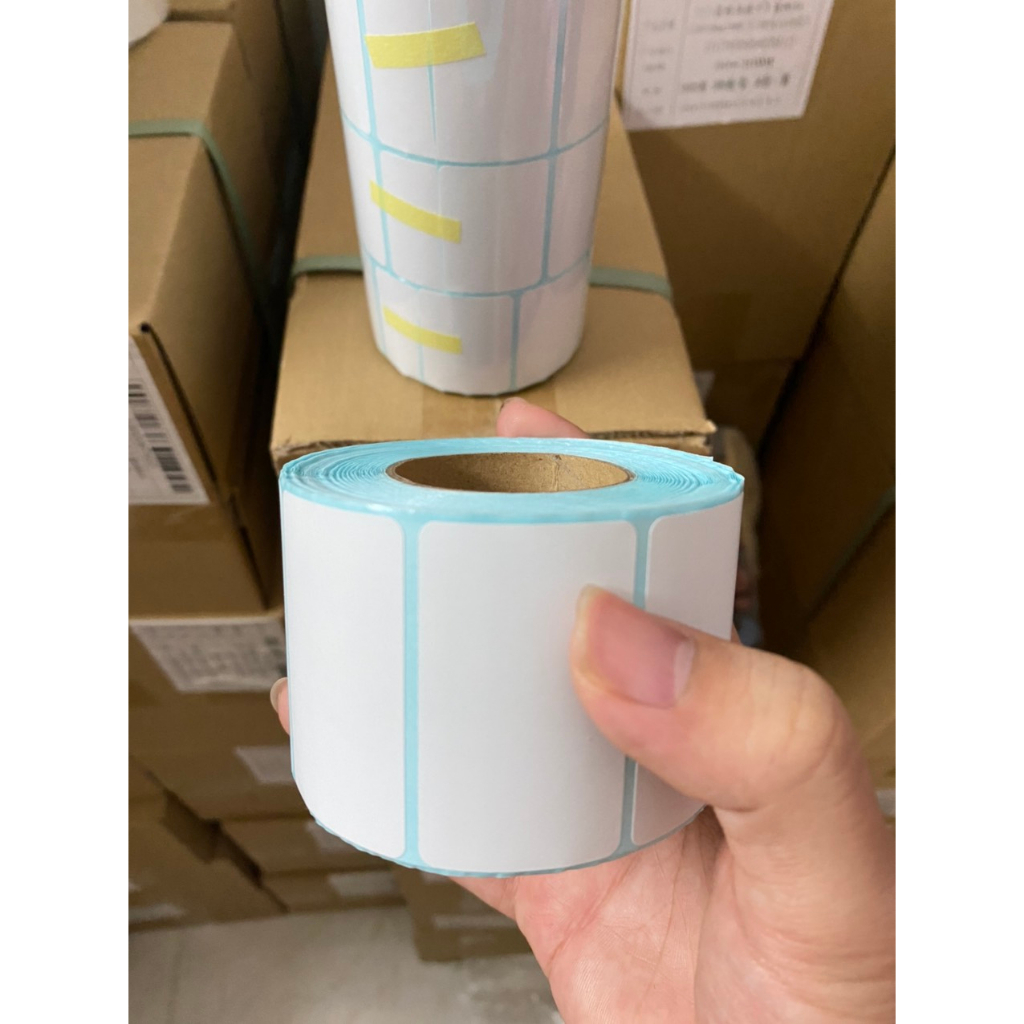 Giấy In tem nhiệt Mã Vạch  30x20,30x40,70x50,50x30mm