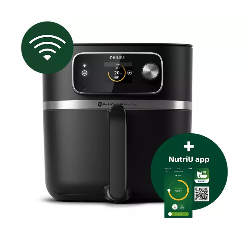 Nồi chiên không dầu size XXL Philips HD9880 /90 8.3Lít - Hàng chính hãng - Bảo hành 24 tháng