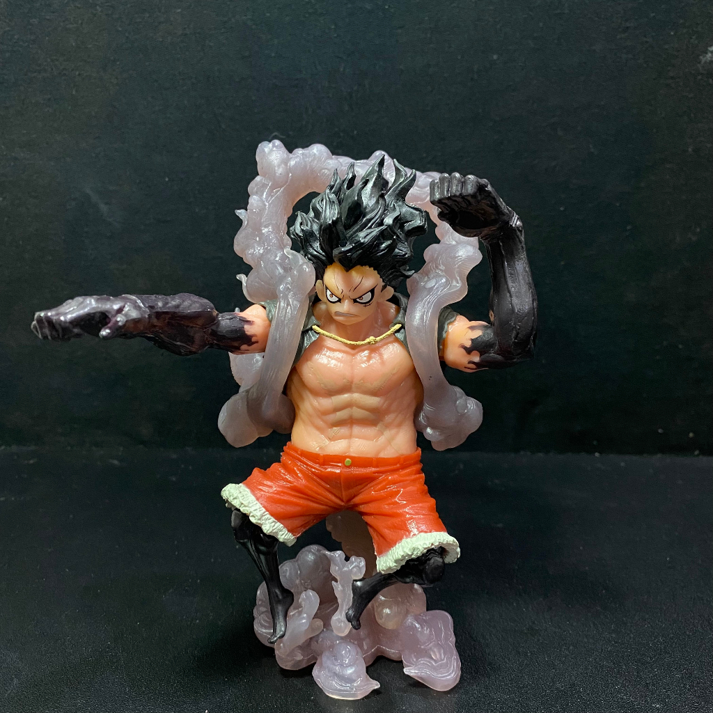 Mô hình cao cấp luffy gear 4 snakeman tay bọc haki Monkey D Lufy One piece