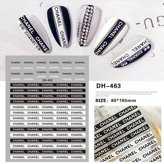 Stick thương hiệu chanel stick chanel dây, stick dạng dây miếng dán móng thương hiệu 463