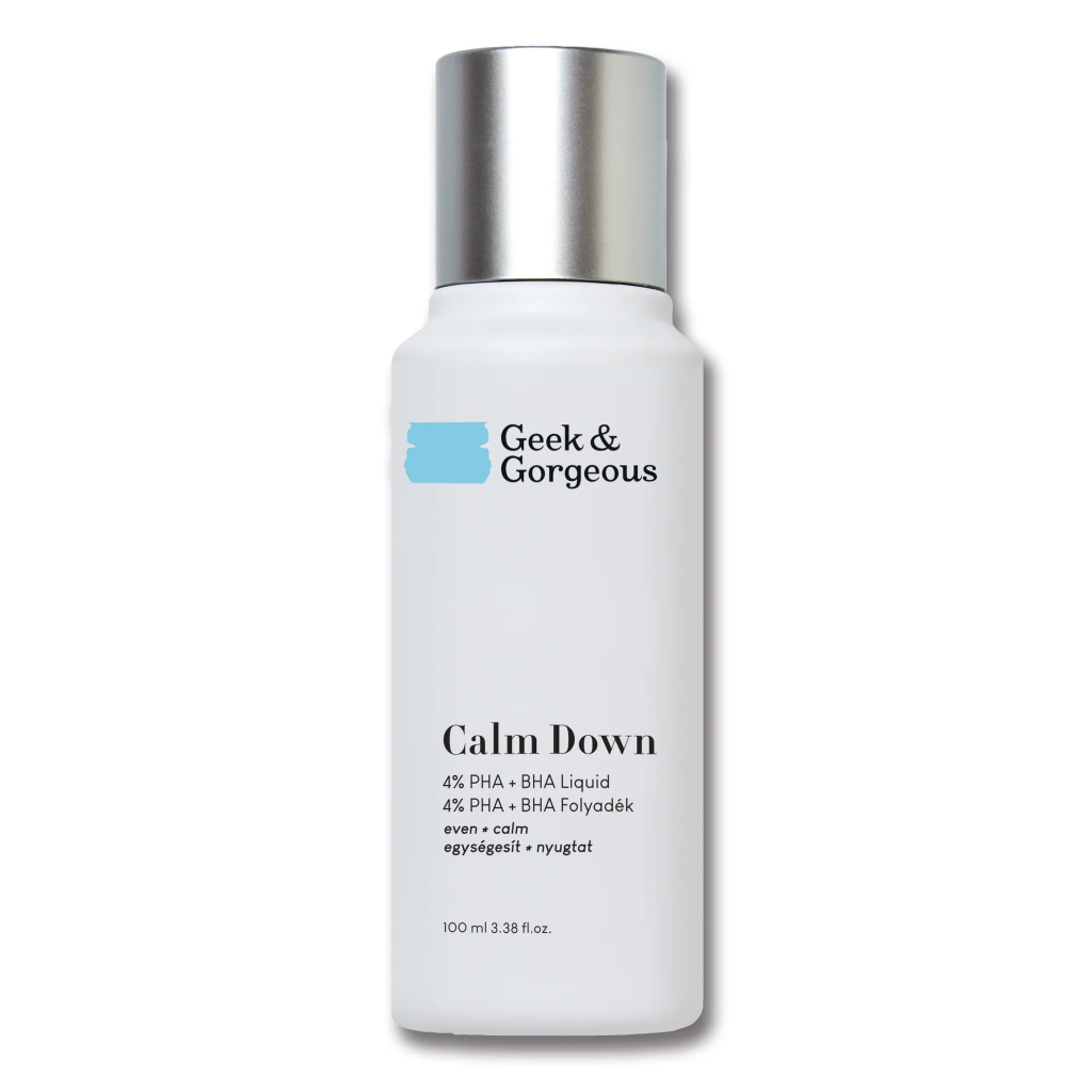 Tẩy da chết dịu nhẹ 4% PHA+BHA Calm Down Geek&amp;Gorgeous