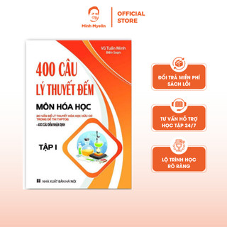 Sách 400 câu lý thuyết đếm môn hóa học, tập 1 biên soạn bởi thầy vũ tuấn minh