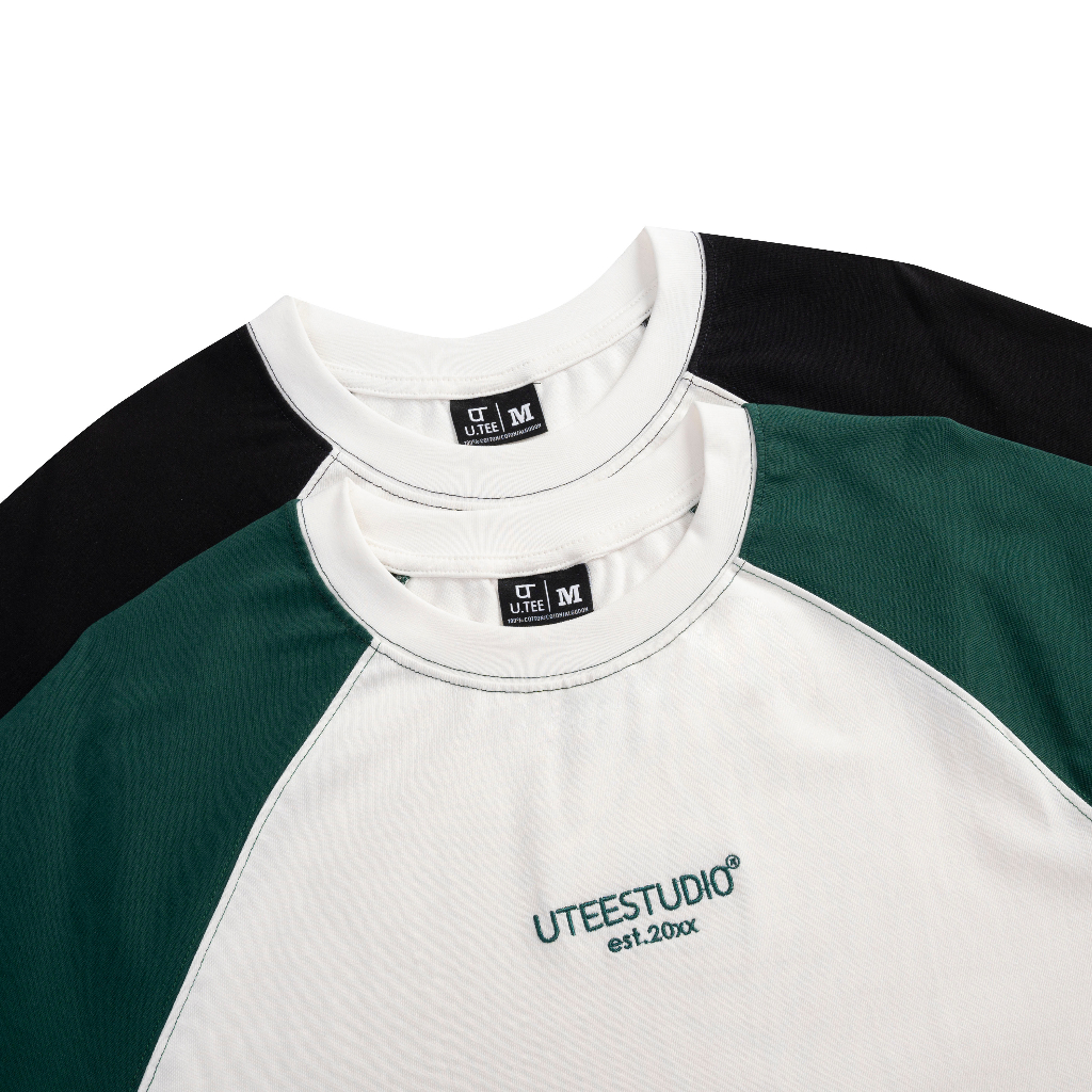 Áo Thun Raglan Và Quần Short U.Tee Studio Unisex Cho Nam Và Nữ