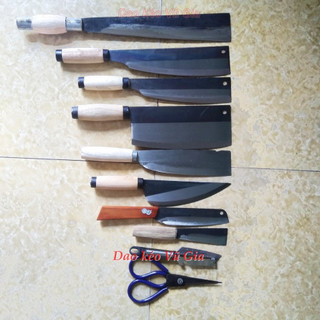 💝 Bộ dao 10 món nhà bếp tông chặt cao cấp HOT - Dụng cụ nhà bếp