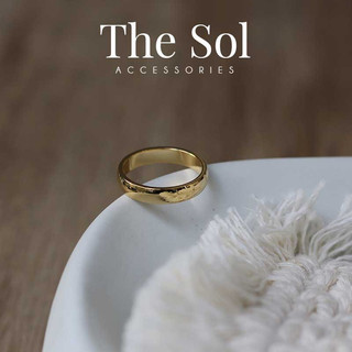 Nhẫn Thép Titan Two Maces of Gold 4mm thesol.accessories