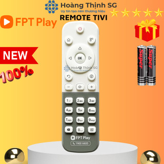 Remote điều khiển đầu fpt play box fx6-2nd, remote truyền hình fpt, tặng kèm pin