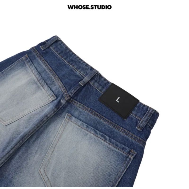 AIR BLUE WASH JEAN quần xanh jeans wash trắng 1010