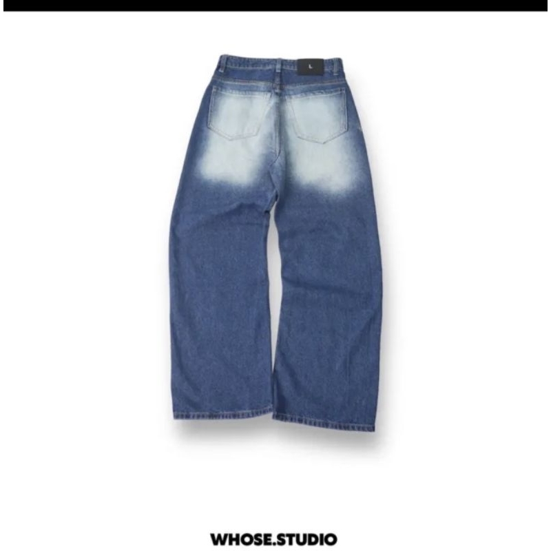 AIR BLUE WASH JEAN quần xanh jeans wash trắng 1010