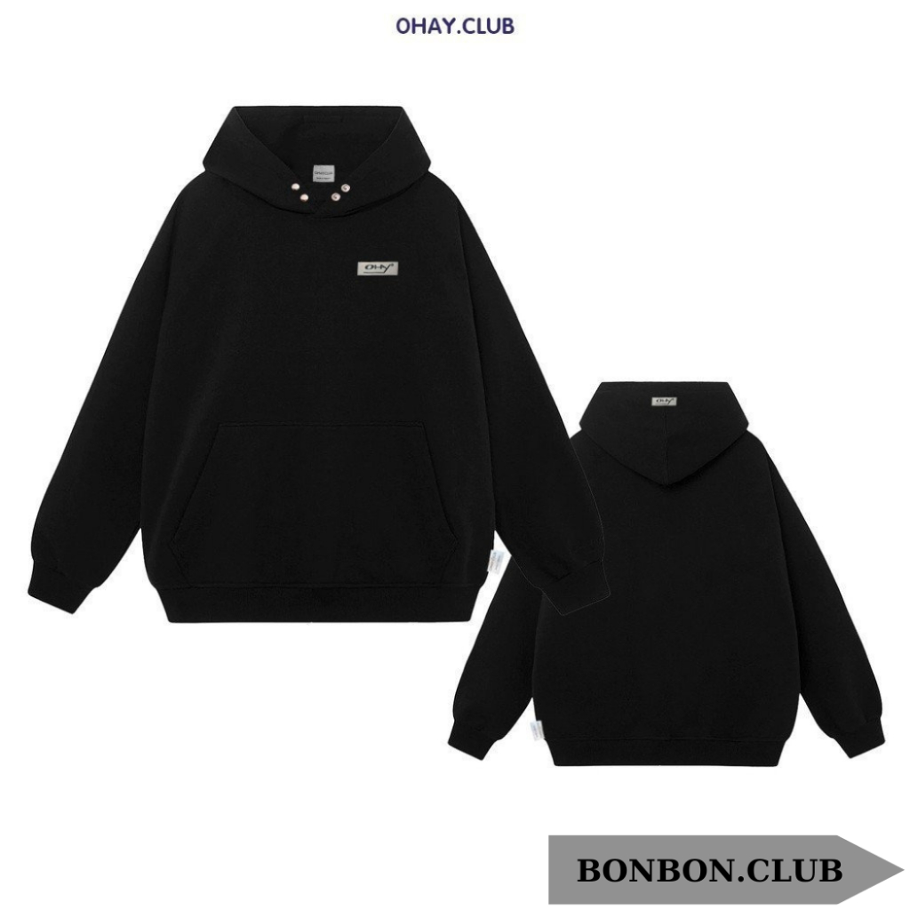 Áo Hoodie Form Rộng Nam Nữ Localbrand Unisex Chất Nỉ Ngoại Siêu Dày Dặn Cúc Bấm Tem Kang Phong Cách Hàn Quốc BONBON.CLUB | BigBuy360 - bigbuy360.vn