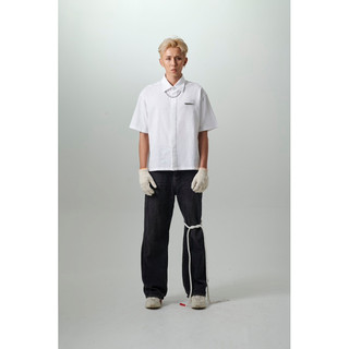 TRIGGER CLUB LINEN WHITE SHIRT
