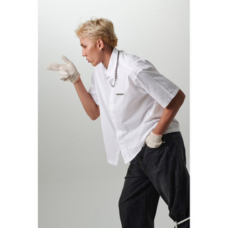TRIGGER CLUB LINEN WHITE SHIRT