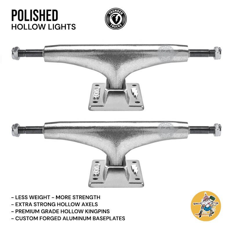 Trục ván trượt THUNDER POLISHED HOLLOW LIGHTS II TRUCKS 147