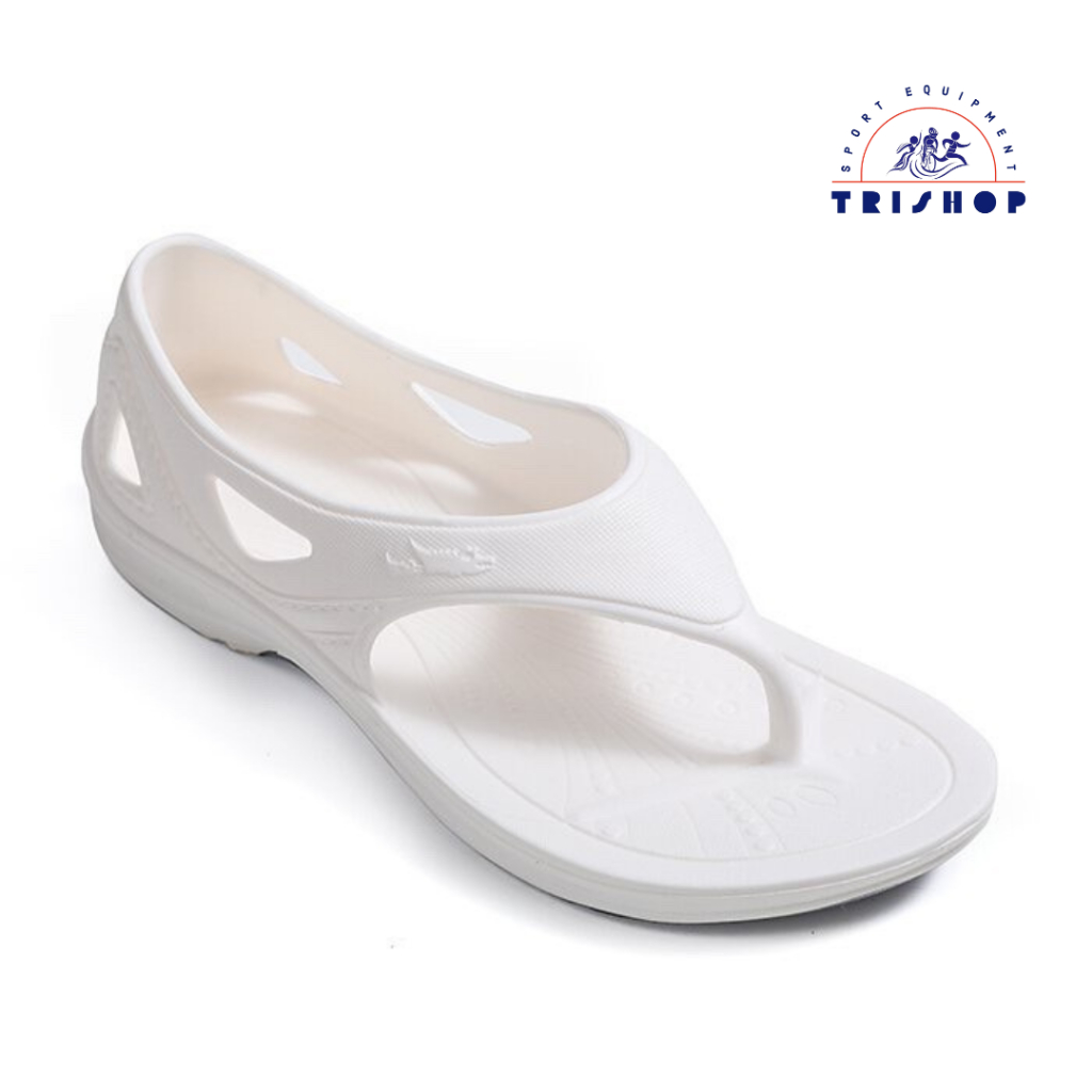 Dép chạy bộ Ysandal Running Heel Cover Màu Trắng