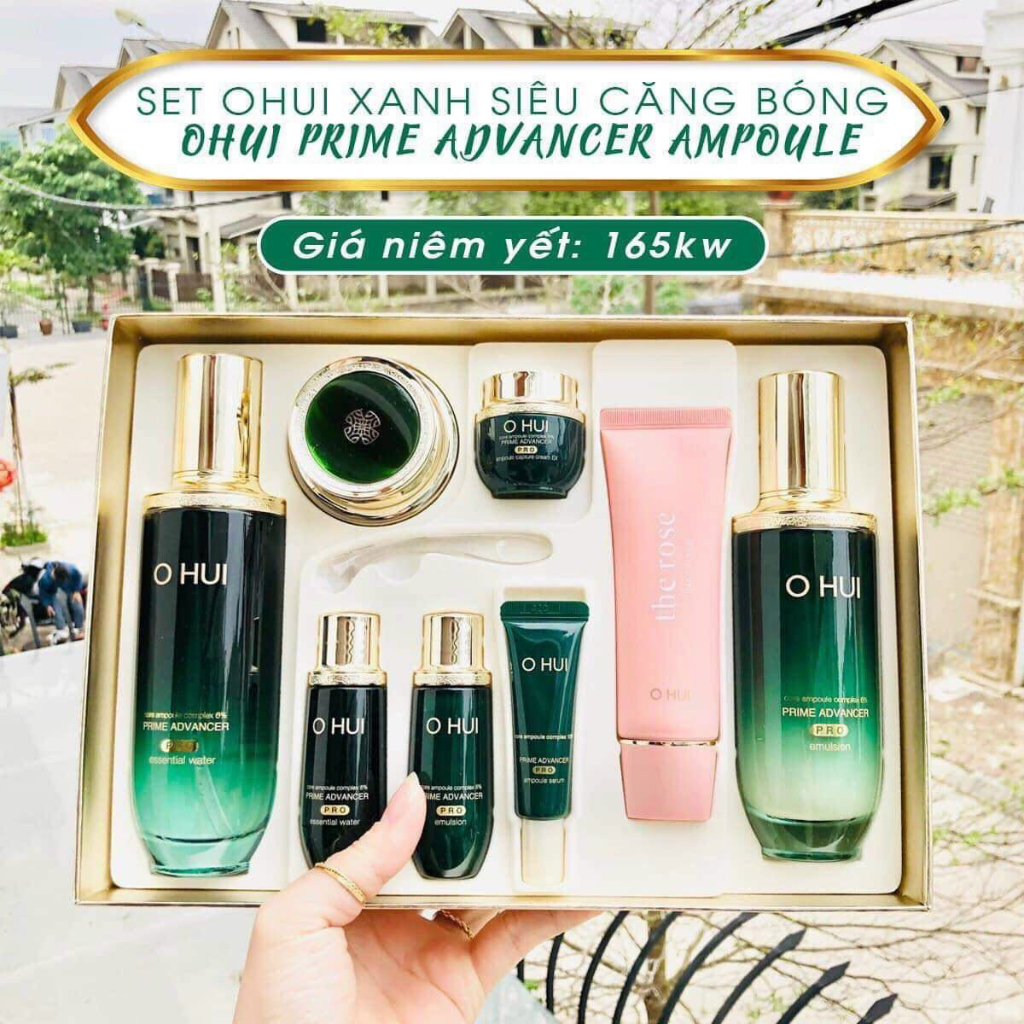Set Dưỡng Da OHUI PRIME ADVANCER AMPOULE Siêu Căng Bóng. Giúp làn da mịn màng chống lão hoá