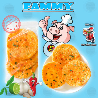 Cơm cháy chiên mắm hành FAMMY loại 1, đồ ăn vặt Hà Nội giòn tan, vị đậm đà bổ rẻ
