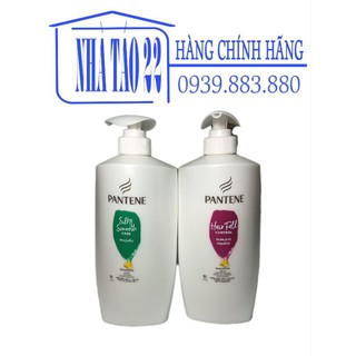 Dầu gội pantene 900 ml - suôn mượt, phục hồi - ngăn rụng tóc