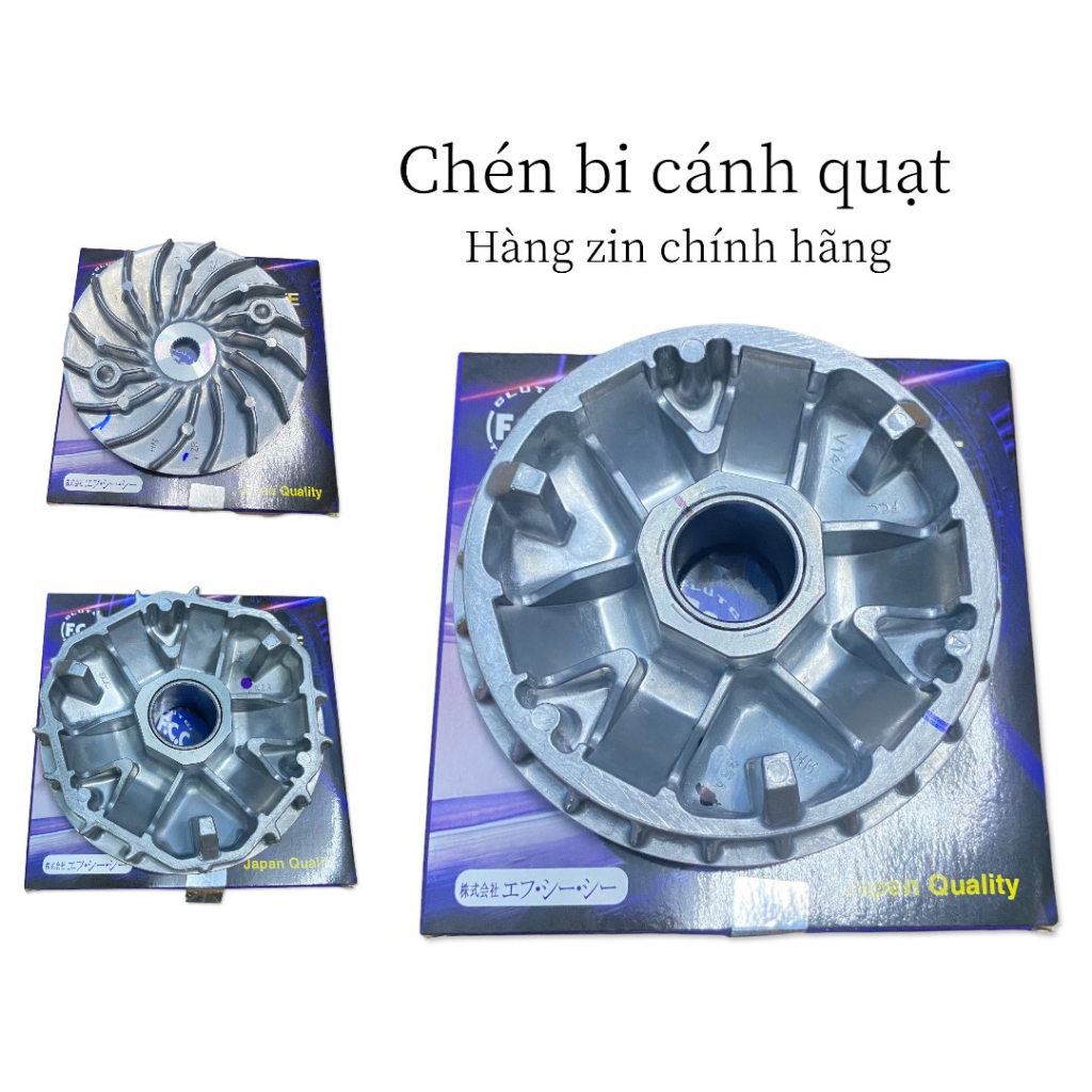 Bộ Chén Bi Cánh Quạt Nồi Trước Zin FCC Các Dòng Xe AB Vairo Vision PCX SH Lead