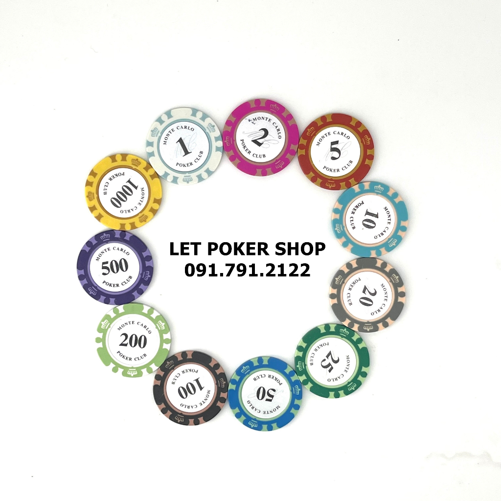 Chip poker / Phỉnh poker cao cấp