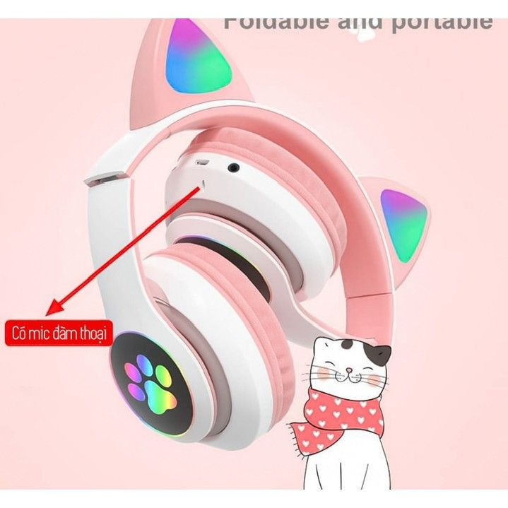 Tai nghe Mèo Đáng Yêu Cực Ngầu VZV-23M