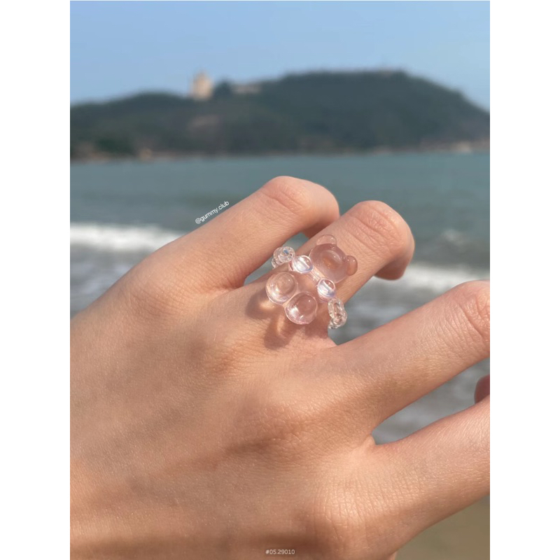 Nhẫn diy hạt cườm Gummy