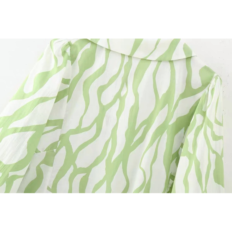 Đầm xanh baby doll  TQXK