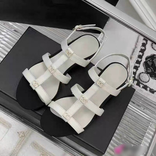 Sandal đế thấp quai ngang mẫu mới 2023 fullbox