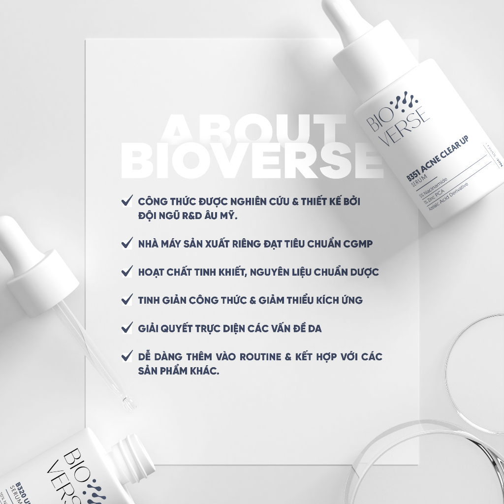 Tinh chất Bioverse mờ thâm sáng da B320 Ultra Corrective Booster