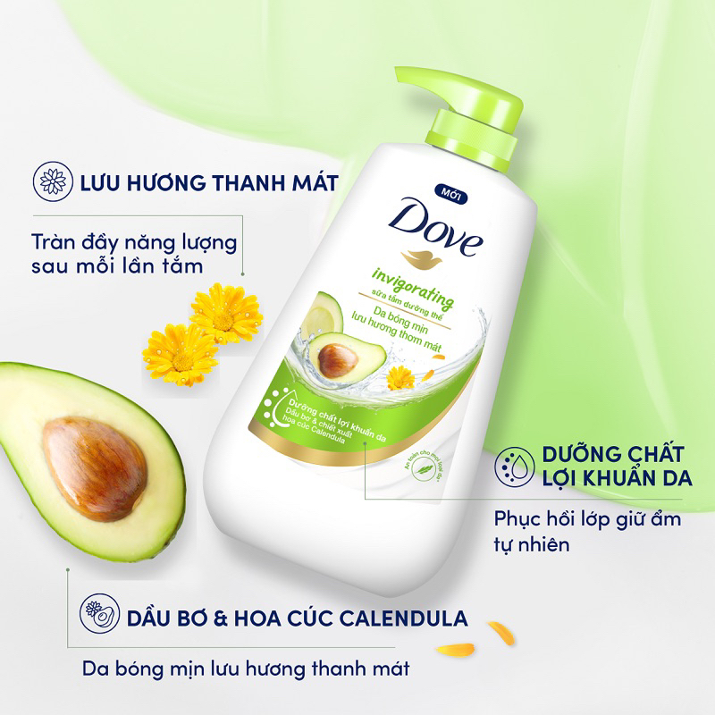 Sữa tắm dưỡng thể Dove dưỡng ẩm chuyên sâu 500g