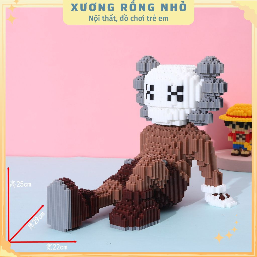 Mô Hình 3D Lắp Ráp Kwal Moc Nhân Vật Hoạt Hình Cho Bé Trai Gái Giá Rẻ Bằng Nhựa Trang Trí, Lego Kwal