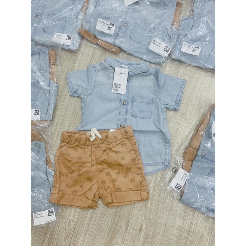 Bộ bé trai Hm Aut | Săn sale Hm Balan | sz 6/9m đến 3/4y
