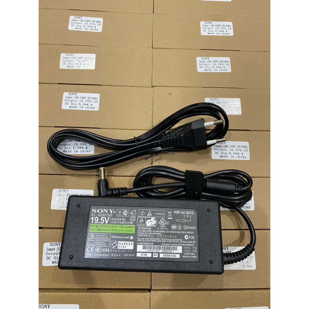 Adapter tivi sony 19.5v 4.7a và 6.2a Hàng zin tặng kèm dây nguồn.