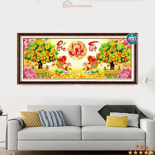 Tranh đính đá phúc lộc thọ VS114