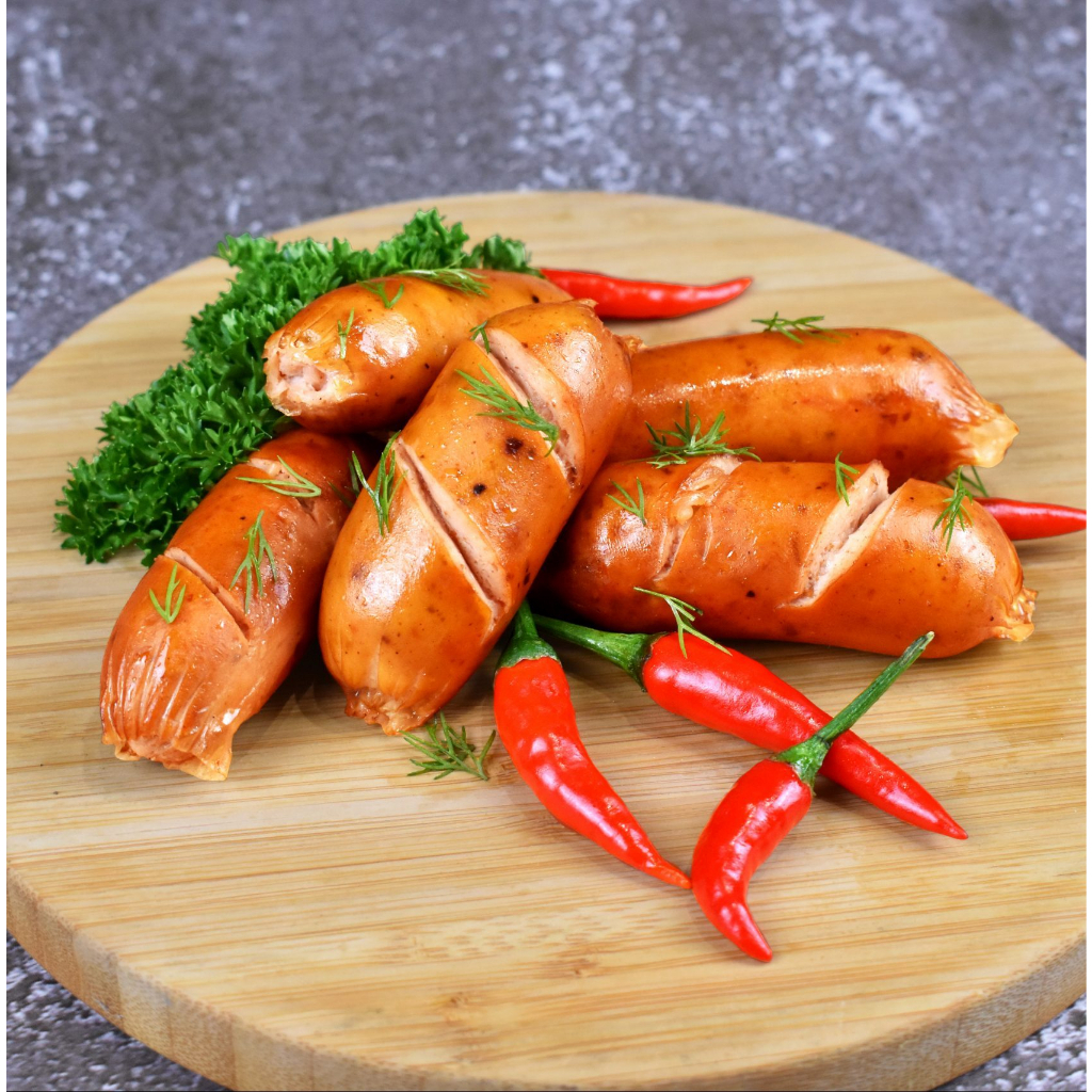 Xúc xích Cocktail xông khói hãng CP chiên rán, thả lẩu tiện lợi túi 250g , 500g  ship hoả tốc HN