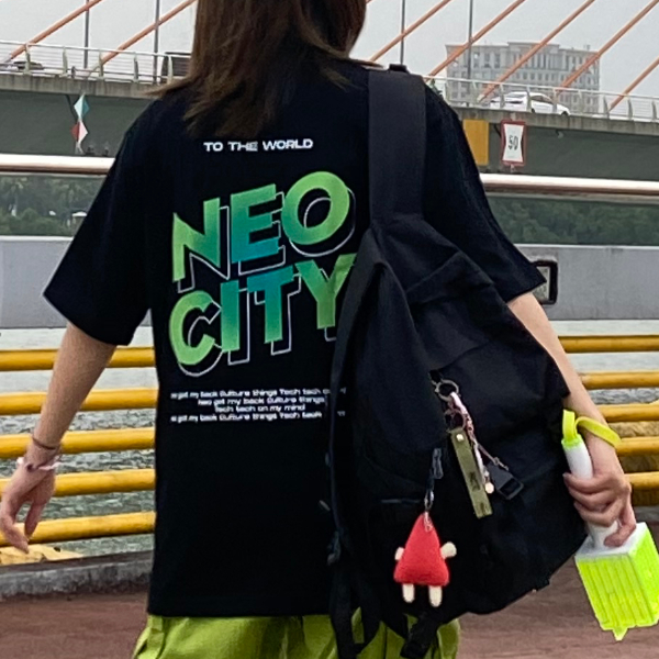 NEO CITY TEE - Áo thun NCT unisex oversize 2 màu đen/trắng
